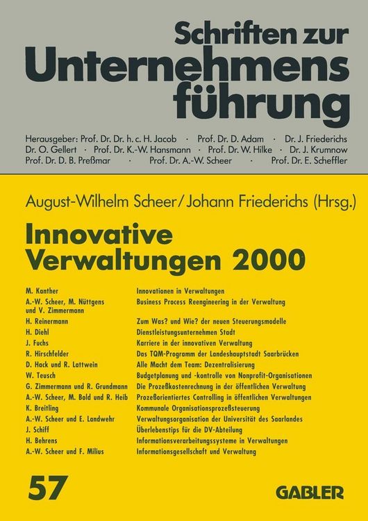Produktbild: Innovative Verwaltungen 2000