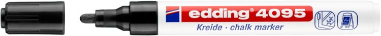Produktbild: edding 4095 Kreidemarker Window Marker 2-3mm schwarz