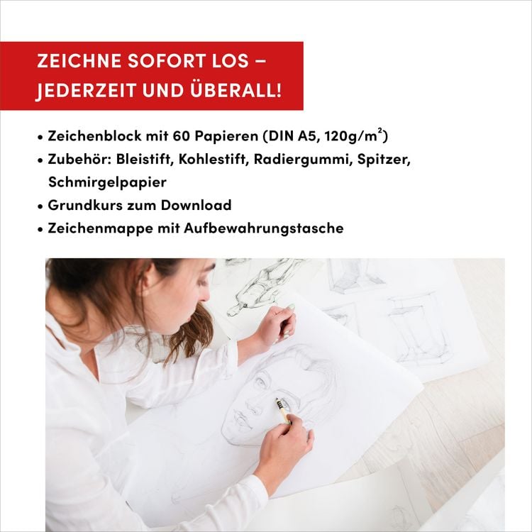 Produktbild: Die Kunst des Zeichnens - Zeichenmappe to go