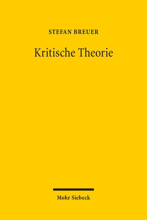Produktbild: Kritische Theorie