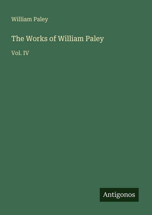 Produktbild: The Works of William Paley