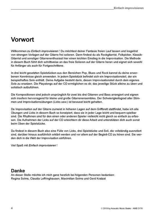 Produktbild: Einfach improvisieren