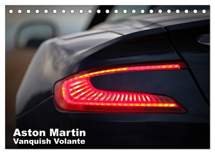 Produktbild: Aston Martin Vanquish Volante (Tischkalender 2026 DIN A5 quer), CALVENDO Monatskalender