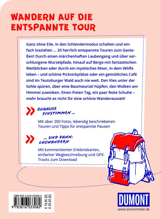 Produktbild: DUMONT Wanderzeit im Teutoburger Wald