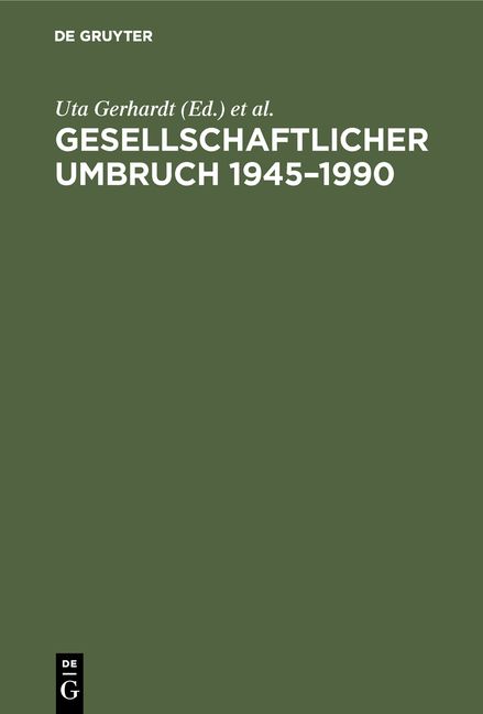 Produktbild: Gesellschaftlicher Umbruch 1945&ndash;1990
