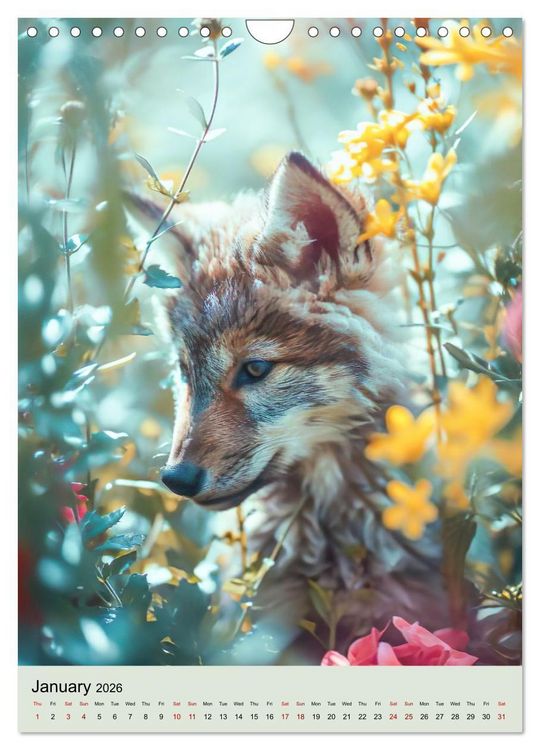 Produktbild: Baby Wildlife (Wall Calendar 2026 DIN A4 portrait), CALVENDO 12 Month Wall Calendar