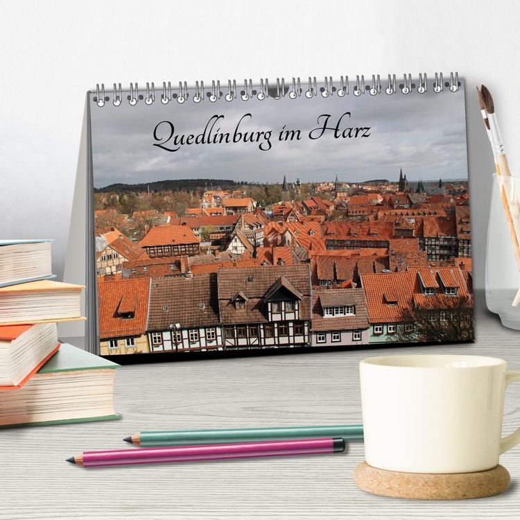 Produktbild: Quedlinburg im Harz (Tischkalender 2026 DIN A5 quer), CALVENDO Monatskalender