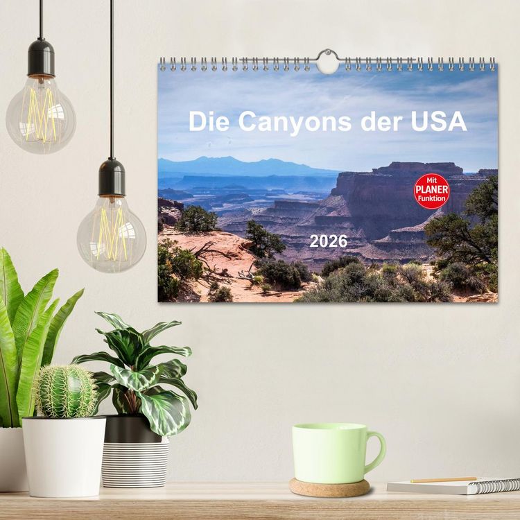 Produktbild: Die Canyons der USA (Wandkalender 2026 DIN A4 quer), CALVENDO Monatskalender