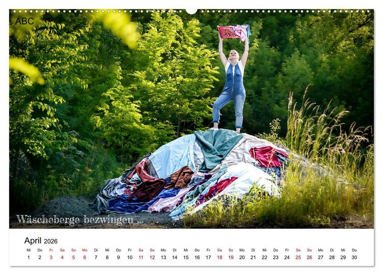 Produktbild: RAUSGEPUTZT UND GLATTGESPIEGELT (Wandkalender 2026 DIN A2 quer), CALVENDO Monatskalender