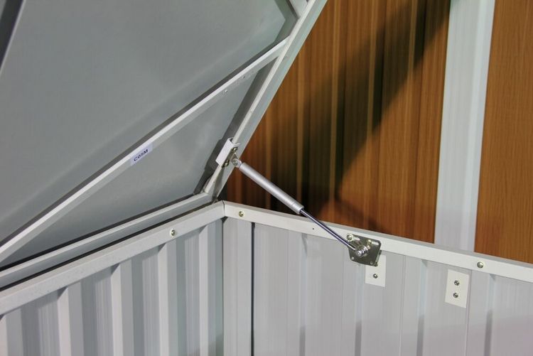 Produktbild: Metall Garten Ger&auml;tebox Kiste Kissenbox 585 L
