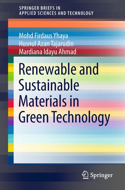 Produktbild: Renewable and Sustainable Materials in Green Technology
