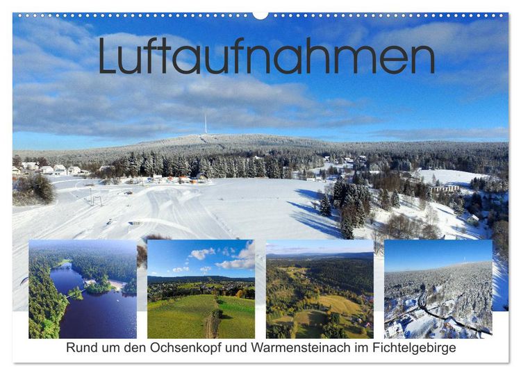 Produktbild: Luftaufnahmen rund um den Ochsenkopf (Wandkalender 2026 DIN A2 quer), CALVENDO Monatskalender