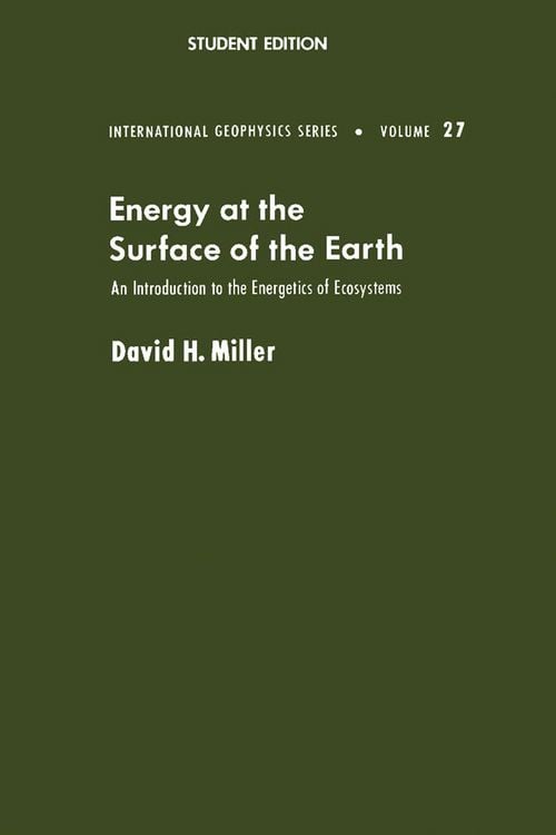 Produktbild: Energy at the Surface of the Earth
