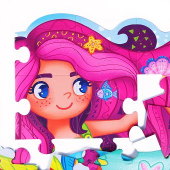 Produktbild: Puzzle Roter K&auml;fer Bodenpuzzle Meerjungfrau RK7010-02