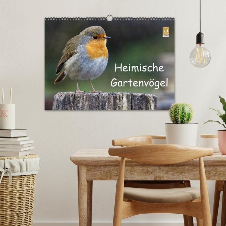 Produktbild: Heimische Gartenv&ouml;gel (Wandkalender 2026 DIN A3 quer), CALVENDO Monatskalender