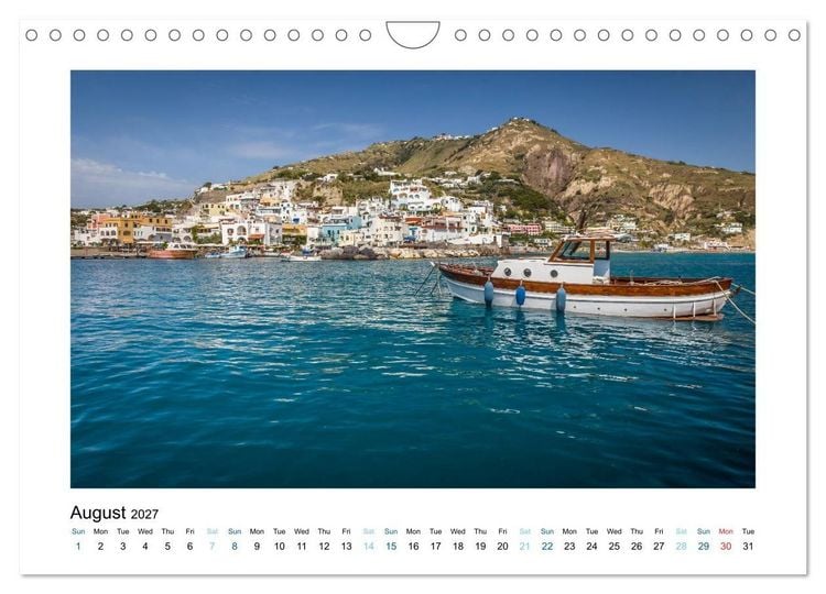 Produktbild: Dream Islands Capri and Ischia (Wall Calendar 2027 DIN A4 landscape), CALVENDO 12 Month Wall Calendar