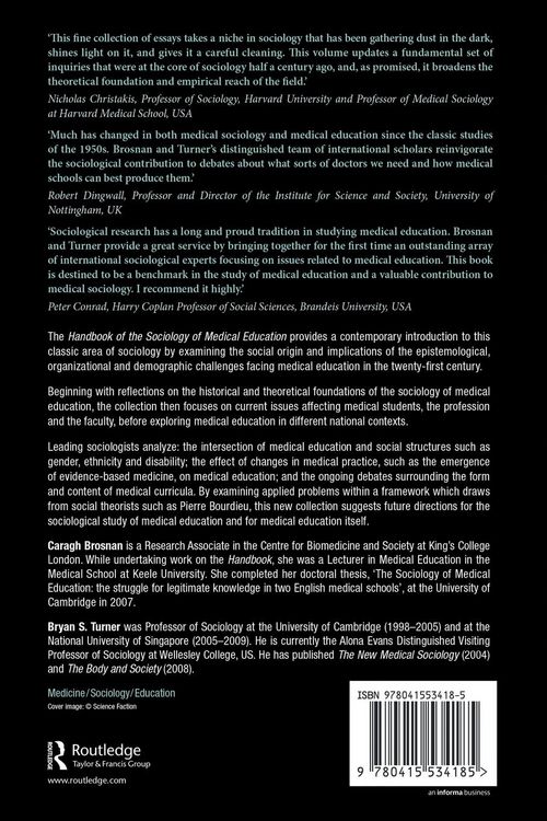 Produktbild: Handbook of the Sociology of Medical Education