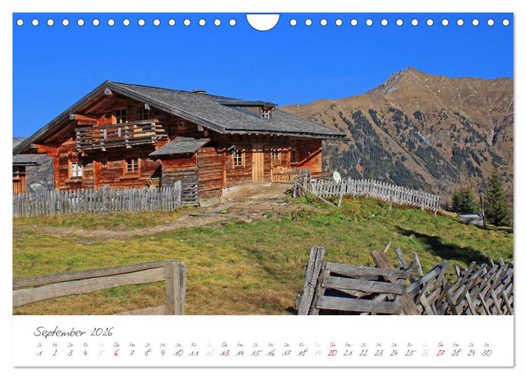 Produktbild: Einladung auf die Salzburger Almh&uuml;tten (Wandkalender 2026 DIN A4 quer), CALVENDO Monatskalender