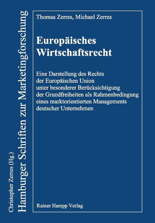 Produktbild: Europ&auml;isches Wirtschaftsrecht