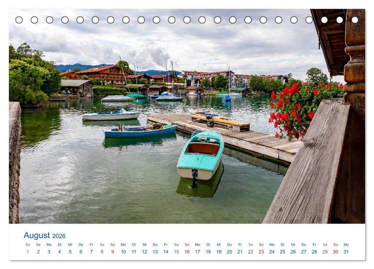 Produktbild: Sch&ouml;ner Tegernsee (Tischkalender 2026 DIN A5 quer), CALVENDO Monatskalender
