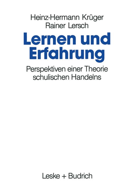 Produktbild: Lernen und Erfahrung