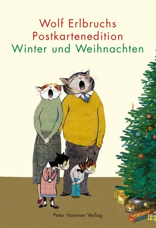 Produktbild: Wolf Erlbruchs Postkartenedition Winter und Weihnachten