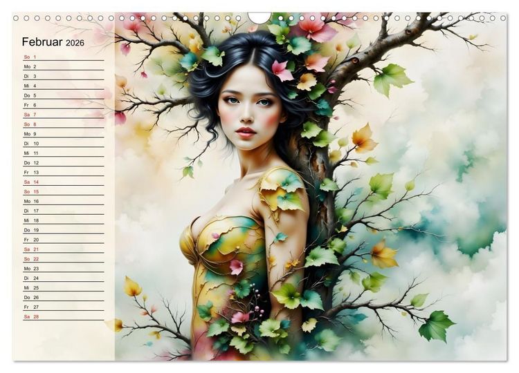 Produktbild: Waldgeborene Eleganz (Wandkalender 2026 DIN A3 quer), CALVENDO Monatskalender