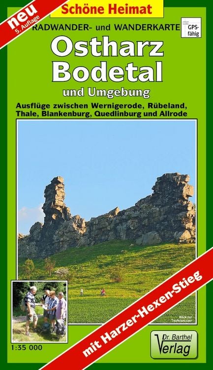 Produktbild: Radwander- und Wanderkarte Ostharz, Bodetal und Umgebung