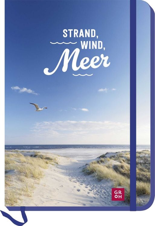 Produktbild: Notizbuch Strand Wind Meer