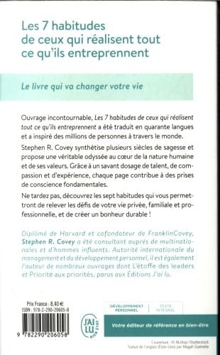 Produktbild: Les 7 habitudes de ceux qui r&eacute;alisent tout ce qu'ils entreprennent