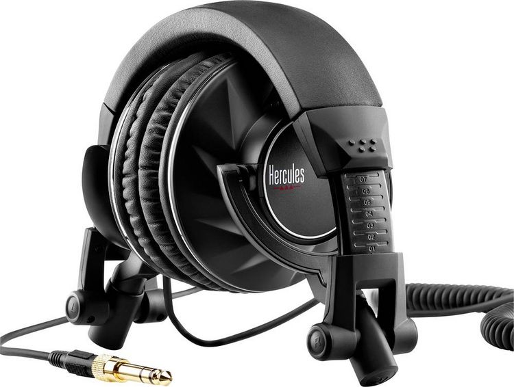 Produktbild: Hercules DGP DJ60 Over Ear Kopfh&ouml;rer kabelgebunden Schwarz Faltbar DJ