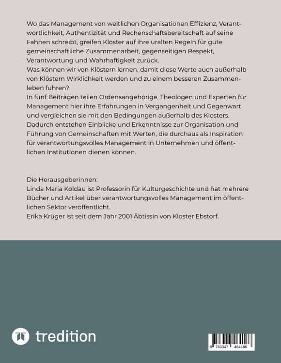 Produktbild: Verantwortliches Management Ratgeber f&uuml;r ethische Werte im &ouml;ffentlichen und privaten Management