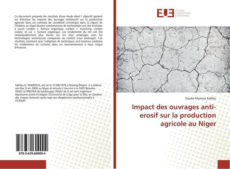 Produktbild: Impact des ouvrages anti-erosif sur la production agricole au Niger
