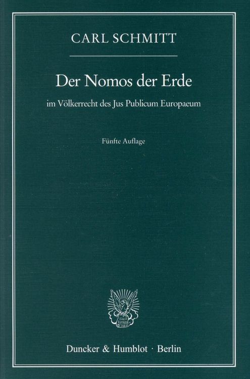 Produktbild: Der Nomos der Erde
