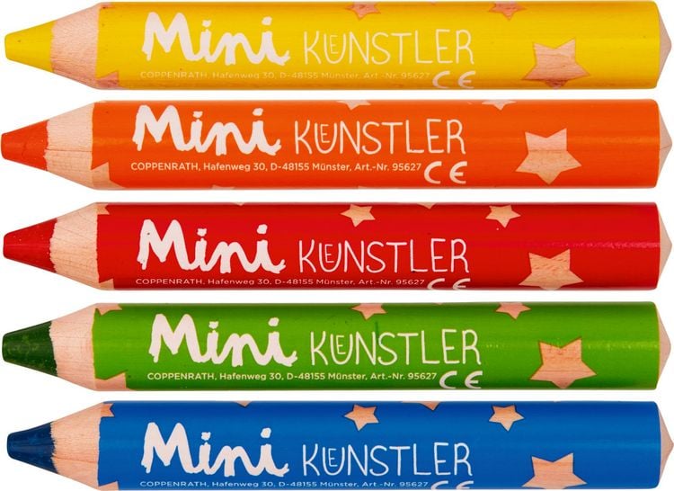Produktbild: Meine superdicken 3-in-1-Buntstifte - Mini-K&uuml;nstler