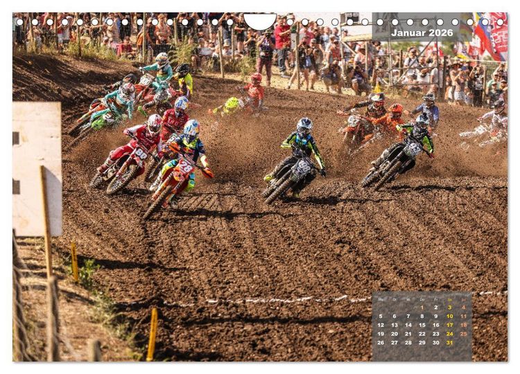 Produktbild: MX-Racing 2026 (Wandkalender 2026 DIN A4 quer), CALVENDO Monatskalender