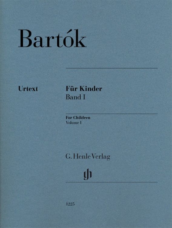 Produktbild: B&eacute;la Bart&oacute;k - F&uuml;r Kinder, Band I