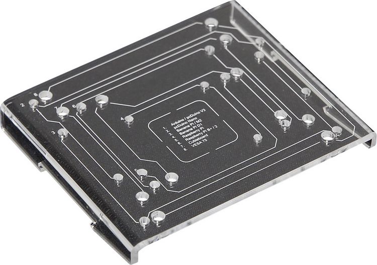 Produktbild: Raspberry Pi&reg; Joy-it RB-DIN-Rail DIN-Rail-Halterung Passend f&uuml;r (Entwicklungskits): Arduino, Banana Pi, BeagleBoard, BeagleBone