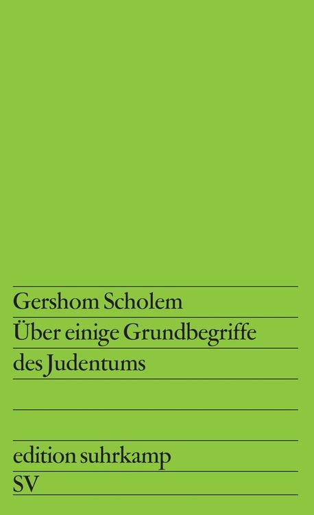 Produktbild: Über einige Grundbegriffe des Judentums