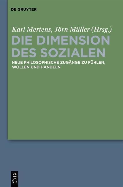 Produktbild: Die Dimension des Sozialen