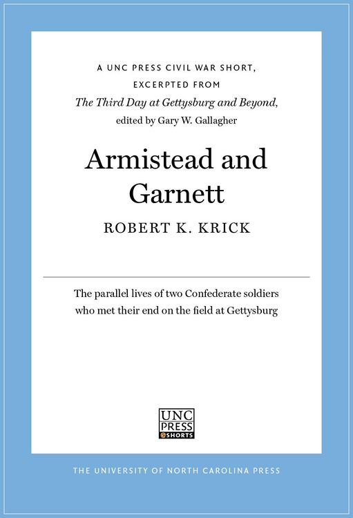 Produktbild: Armistead and Garnett