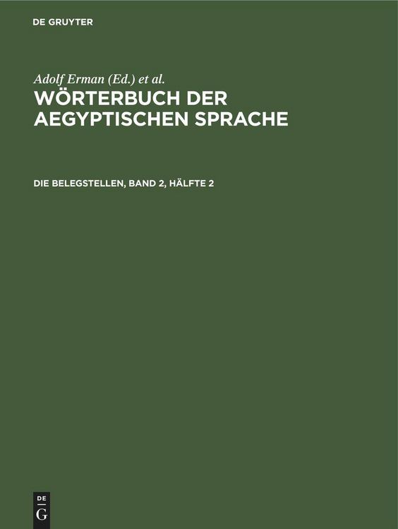 Produktbild: Die Belegstellen, Band 2, H&auml;lfte 2