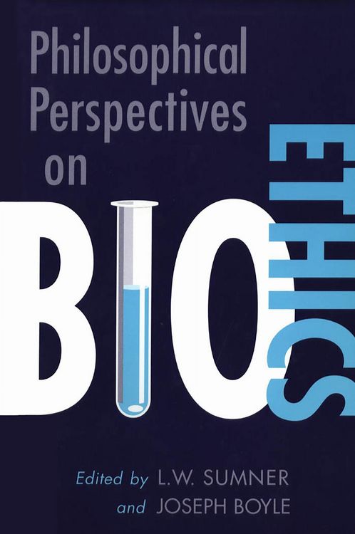 Produktbild: Philosophical Perspectives on Bioethics
