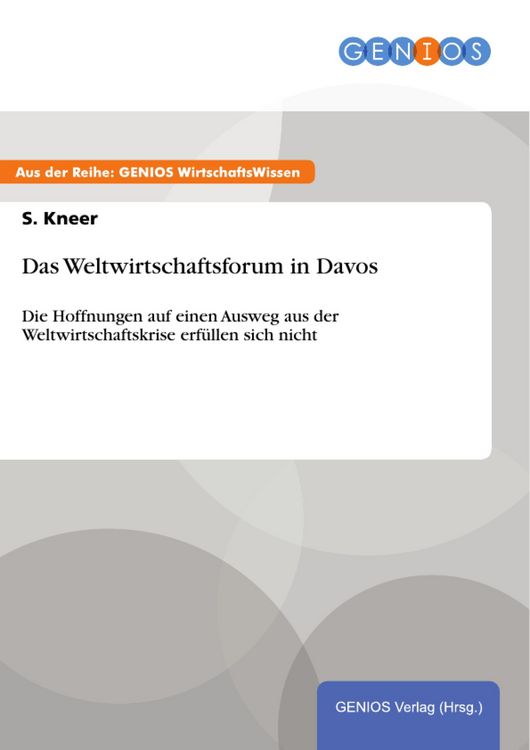 Produktbild: Das Weltwirtschaftsforum in Davos