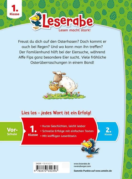 Produktbild: Leserabe Sonderausgaben - Lustige Ostergeschichten zum Lesenlernen
