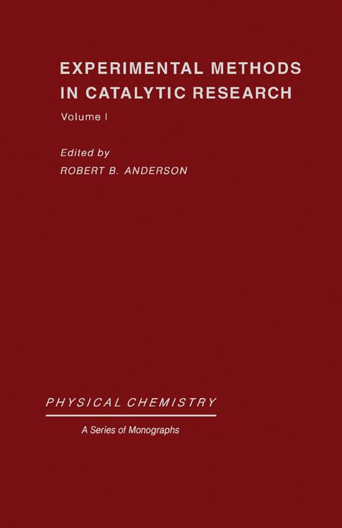 Produktbild: Experimental Methods in Catalytic Research