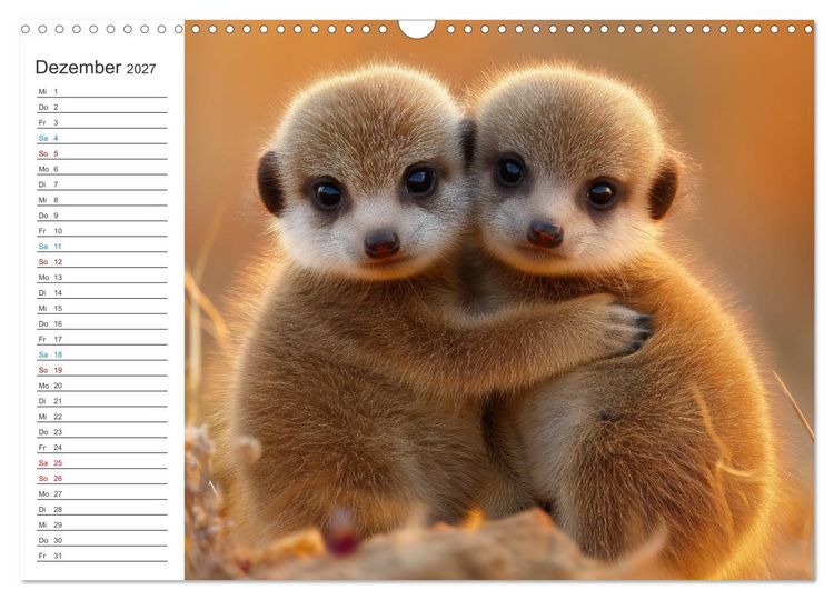 Produktbild: Die Welt der Erdm&auml;nnchen (Wandkalender 2027 DIN A3 quer), CALVENDO Monatskalender