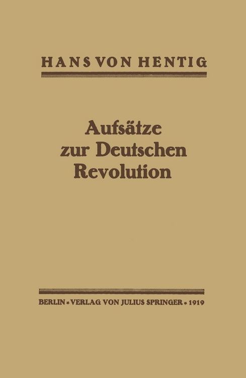 Produktbild: Aufs&auml;tze zur Deutschen Revolution
