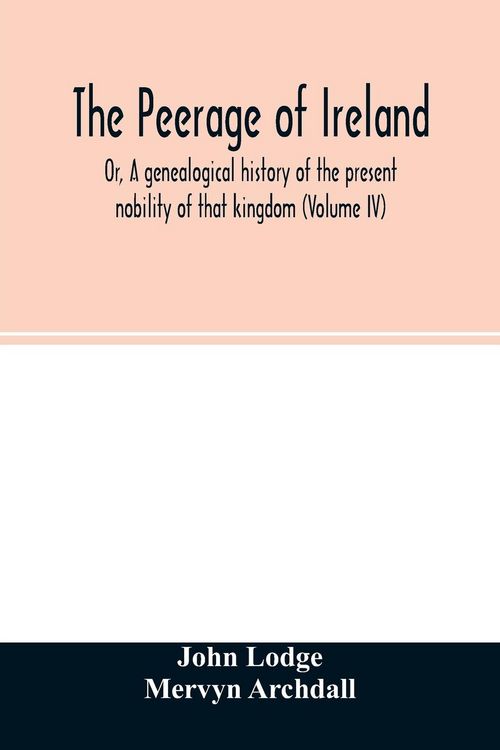 Produktbild: The Peerage of Ireland
