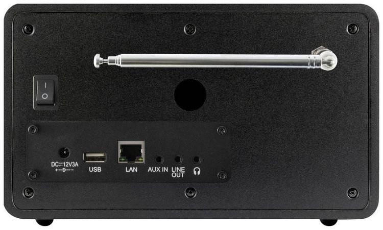 Produktbild: Imperial DABMAN i150 Internet Tischradio Internet, DAB+, UKW USB, WLAN, LAN, Internetradio Schwarz